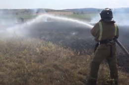 В ОРДО произошел пожар в заповеднике – второй за неделю