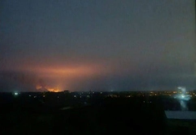 В Донецке уничтожена база хранения и запуска «Шахедов» (видео)