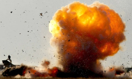 Силы обороны уничтожили вражеский склад боеприпасов под Соледаром