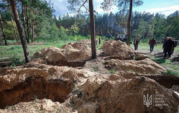 Два новых захоронения обнаружили в Лимане – началась эксгумация тел