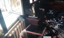 В Мариуполе во время пожара погибли два человека