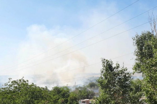 В Мариуполе партизаны сожгли российскую базу