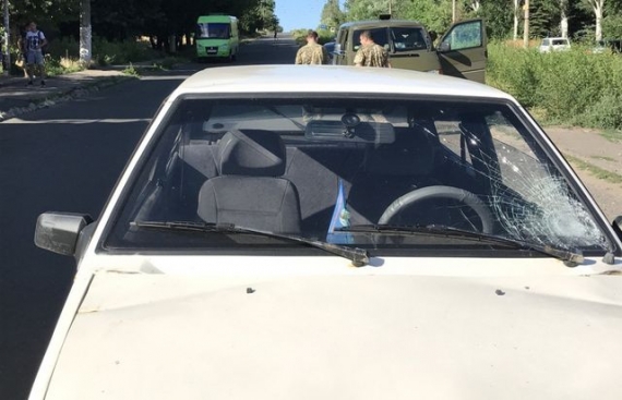 В Константиновке военный на «восьмерке» сбил подростка