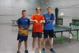 Спортсмен из Бахумута победил в рейтинговом турнире по настольному теннису