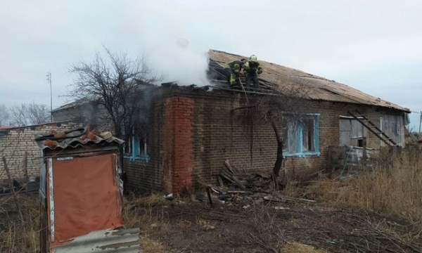 Во время пожара в своем доме погиб житель Славянска