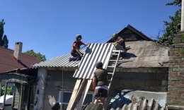 В течение недели в прифронтовых населенных пунктах восстановлено 11 домов