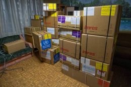 Медучреждения Лимана получили гуманитарную помощь