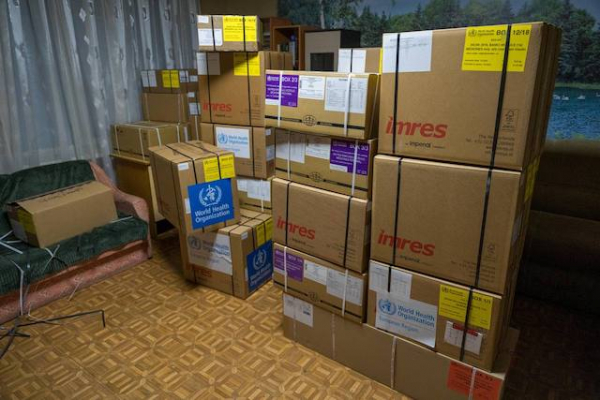 Медучреждения Лимана получили гуманитарную помощь