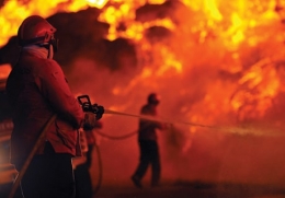 В Горловке – пожар в отделении «полиции»