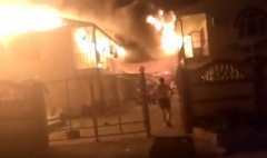 На главном курорте «ДНР» пылал частный пансионат: есть пострадавшие (фото)