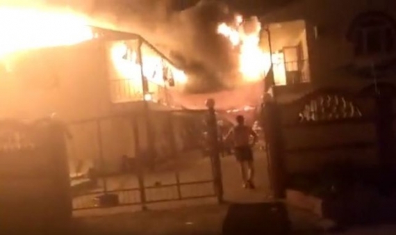 На главном курорте «ДНР» пылал частный пансионат: есть пострадавшие (фото)