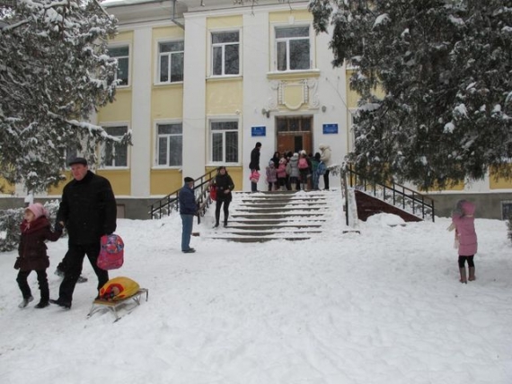 Какие школы закрылись из-за непогоды в Донецкой области