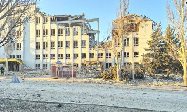 Враг сбросил на Краматорск 500-килограммовую авиабомбу