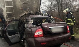 На въезде в Краматорск произошло смертельное ДТП