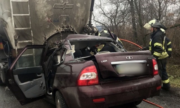 На въезде в Краматорск произошло смертельное ДТП