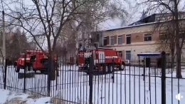 В Святогорске на территории базы отдыха произошел пожар (видео)