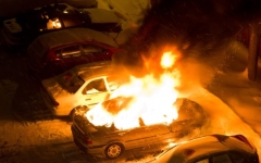 В оккупированной Макеевке пылают авто с российскими и «республиканскими» номерами