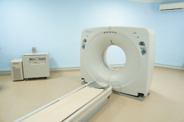 В прифронтовую больницу доставлен современный томограф