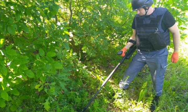 696 взрывоопасных предметов обнаружили пиротехники на прифронтовой территории