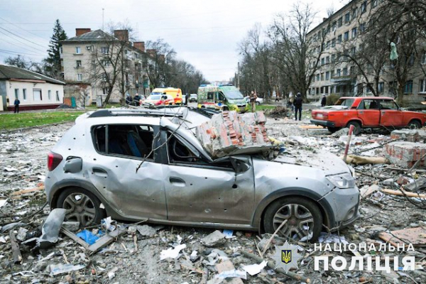 Ракетный удар по Славянску – погибло два человека (фото)