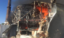 В Горловке сгорел ночной клуб, принадлежавший коллаборанту