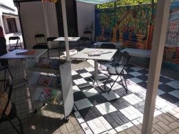 В Волновахе открыли летний читальный зал