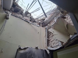 Российские оккупанты обстреляли школу в г. Часов Яр