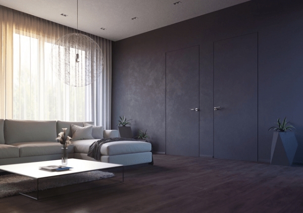 Чем примечательны двери со скрытым коробом