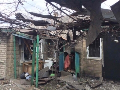 Местные жители Авдеевки о вчерашних обстрелах (видео)