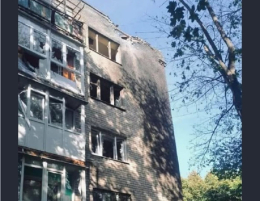 Россияне атаковали Краматорск большим количеством дронов