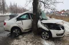Под Донецком авто влетело в дерево: водитель погиб на месте