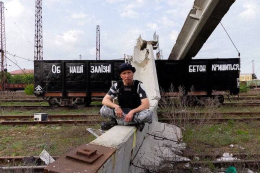 На Донетчине появился стрит-арт харьковского художника