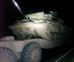 Жуткая авария под Мариуполем с участием военной техники