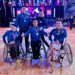 Спортсмены из Славянска отличились на чемпионате Европы по параспортивным танцам