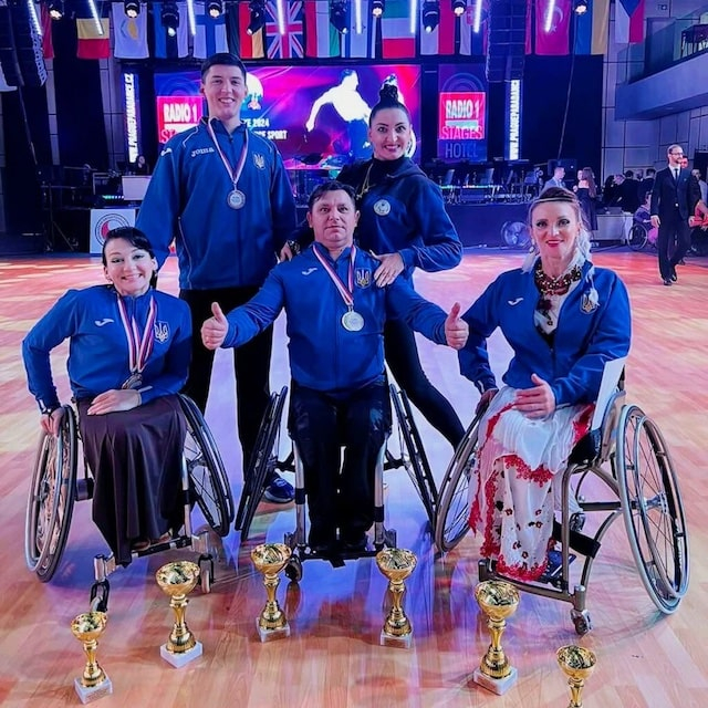 Спортсмены из Славянска отличились на чемпионате Европы по параспортивным танцам
