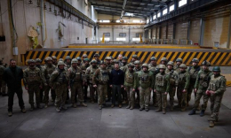 Владимир Зеленский побывал на передовых позициях ВСУ в Авдеевке