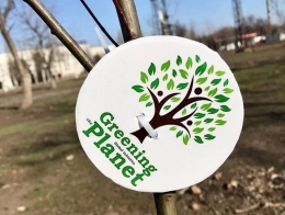 В рамках проекта «Greening of the Planet» на Донетчине сажали деревья (фото)