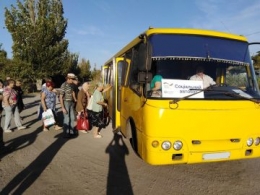 В прифронтовую Новогригорьевку ездит бесплатный автобус