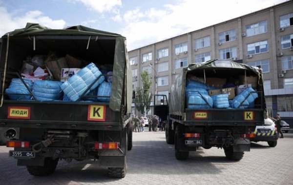 Латвия передала гуманитарный груз для жителей прифронтовых территорий