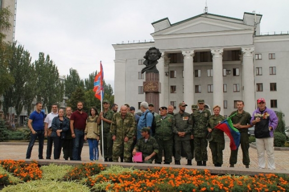 В оккупированном Донецке отметились сепаратисты из Харькова (фото)