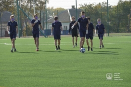 В Волновахской школе № 3 построили современный стадион