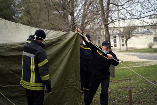 В Донецкой области установили пункты приема больных COVID-19