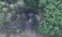 Пограничники и десантники уничтожили полевой склад российских оккупантов