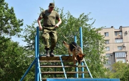 В Славянске полицейские восстановили кинологический центр