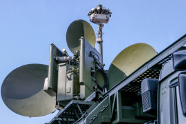 Россияне на рынке в Донецке установили элементы системы ПВО «Купол Донбасса»